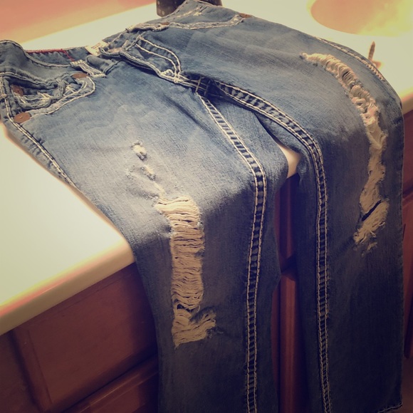 True religion billy super t denim jeans 29w NEW